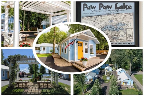 Heron's Nest I Paw Paw Lake Cottages I Michigan #3